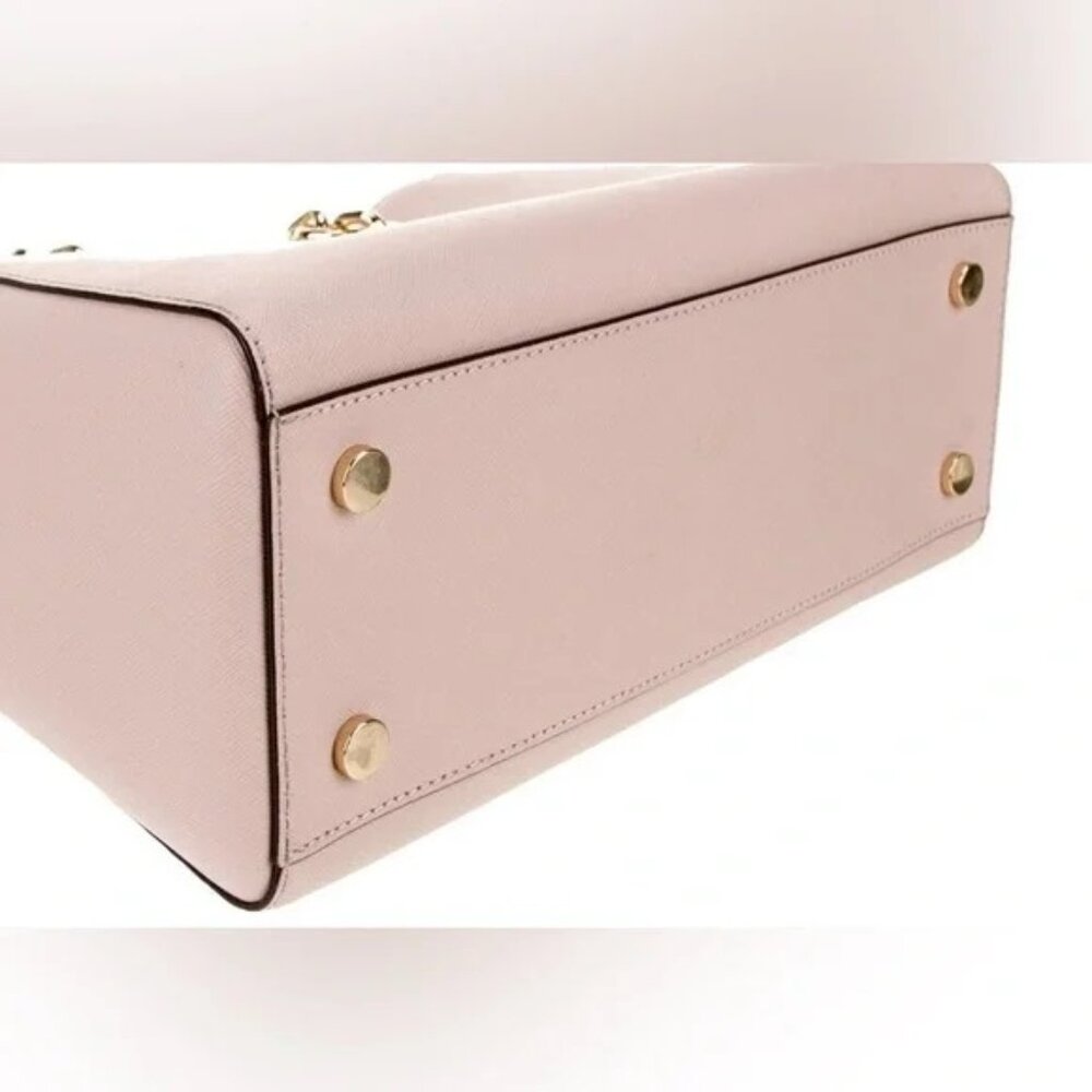 MICHAEL KORS Cynthia Saffiano Leather Satche shoulder bag crossbody - Picture 7 of 9